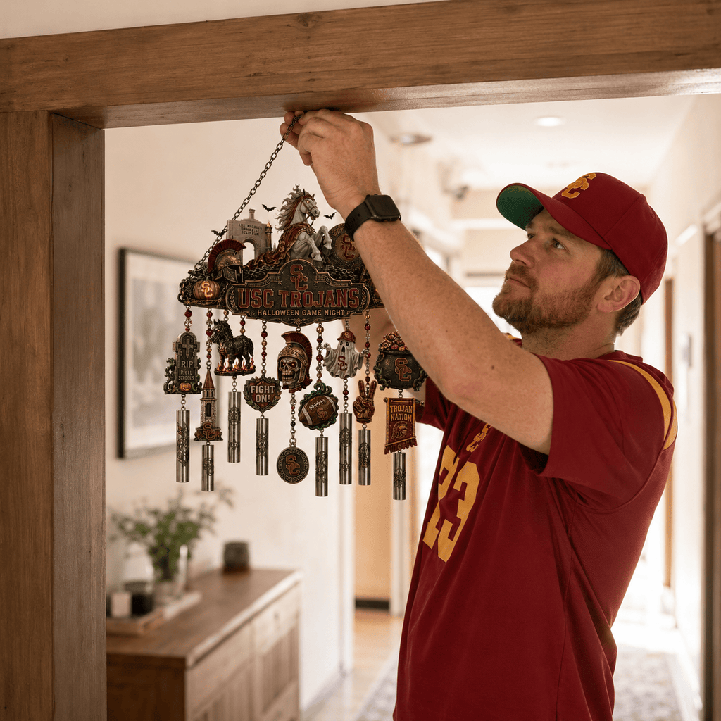 Premium USC Halloween Wind Chime TNSM