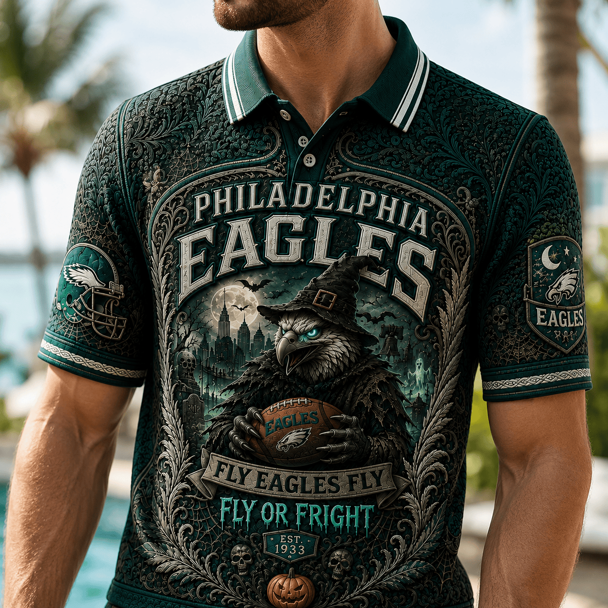 PREMIUM PLDE EMBOSS POLO SHIRT NTNA