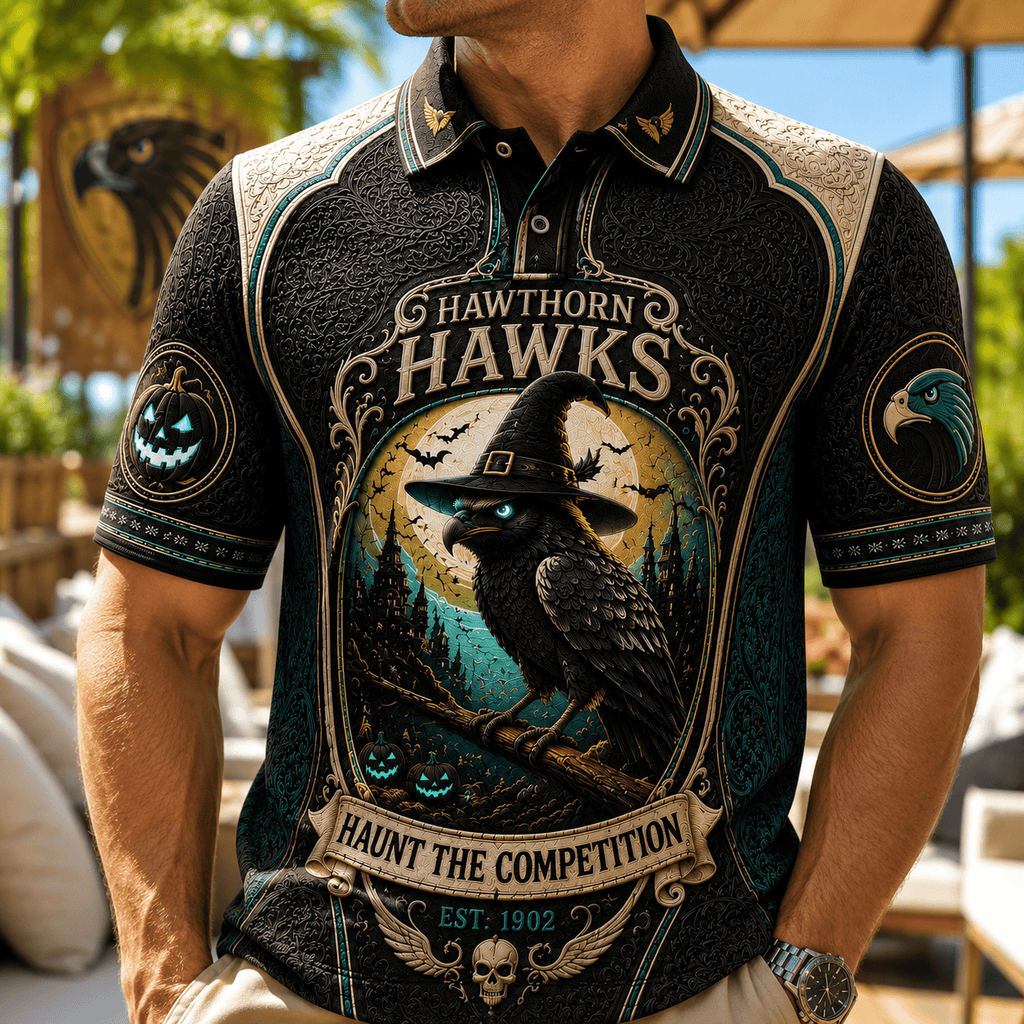 PREMIUM HATW EMBOSS POLO SHIRT HQH