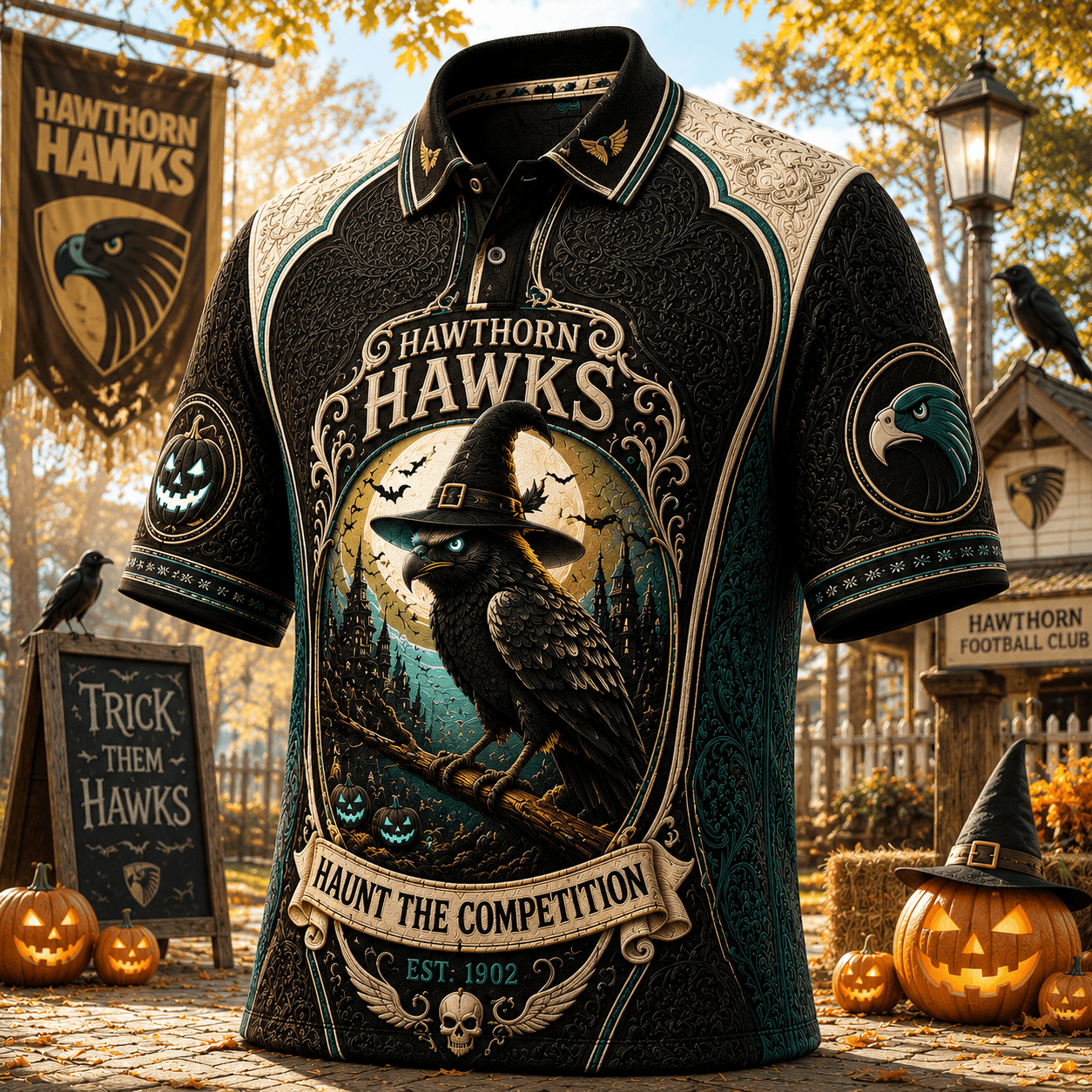 PREMIUM HATW EMBOSS POLO SHIRT HQH
