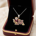 MGG Solid Gold Chain with Diamond Pendant HTTT