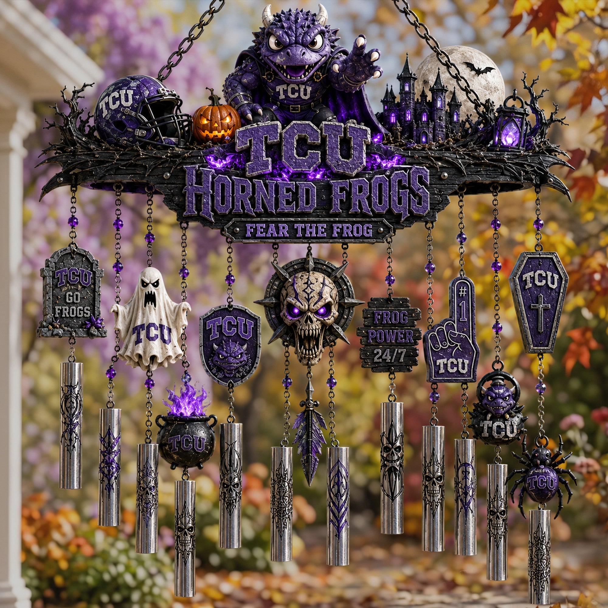 Premium TCU Halloween Wind Chime TNSM