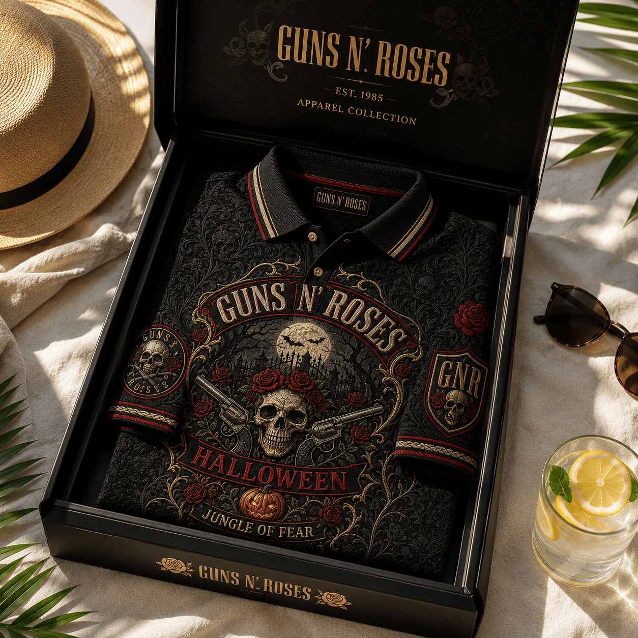 PREMIUM GNR EMBOSS POLO SHIRT NTNA