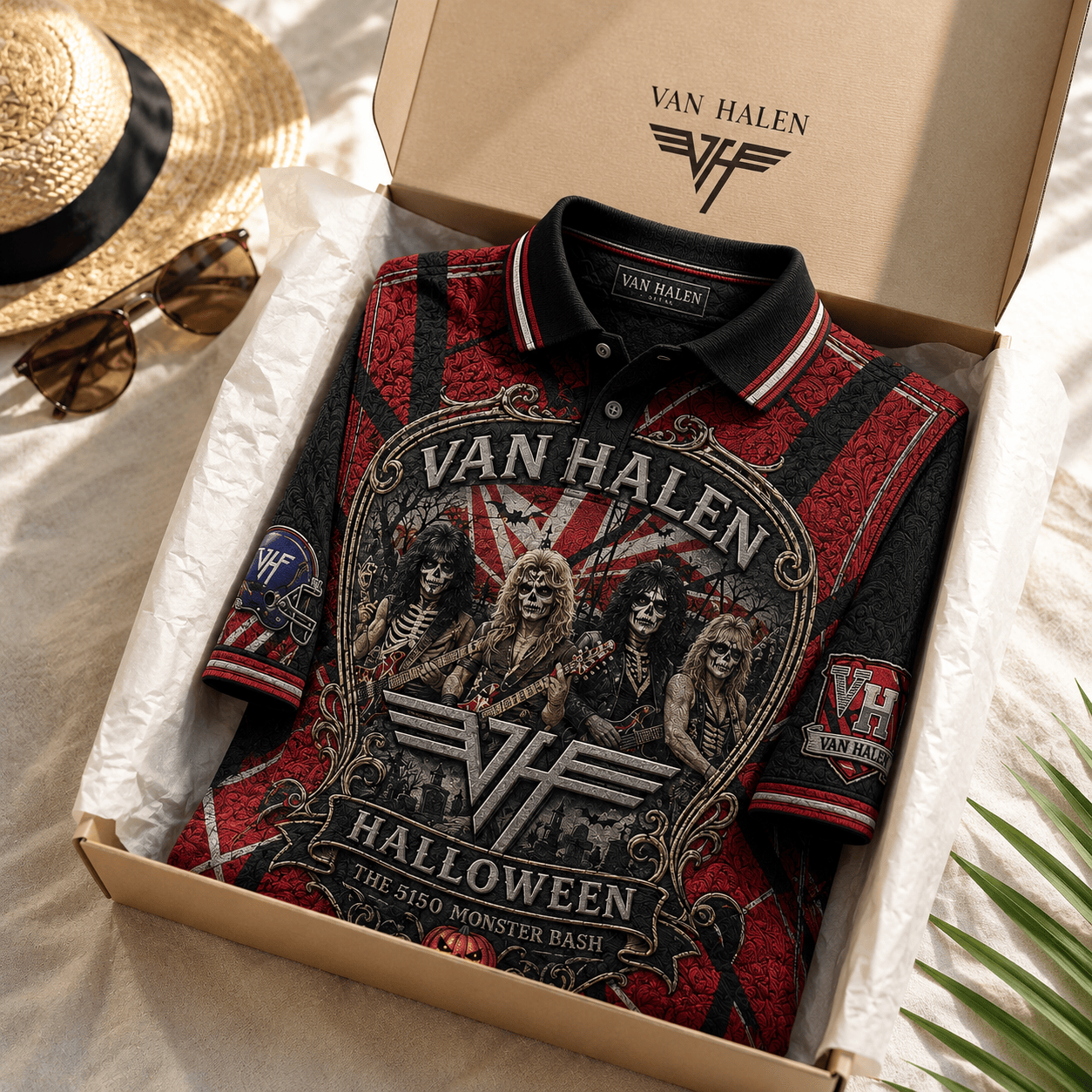 PREMIUM VHL EMBOSS POLO SHIRT NTNA