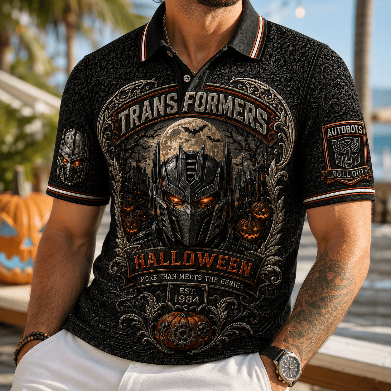 PREMIUM TFR EMBOSS POLO SHIRT NTNA