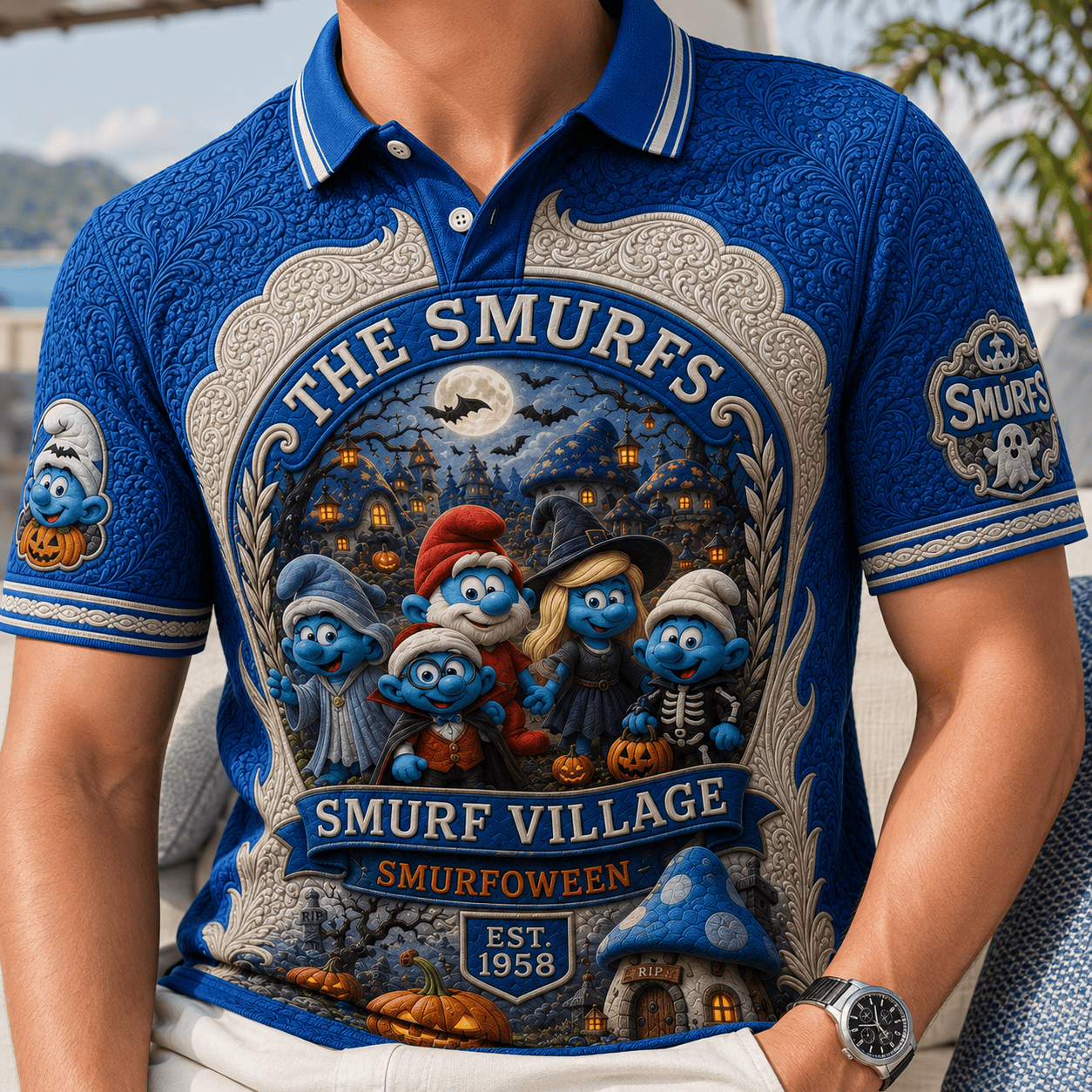 PREMIUM TSM EMBOSS POLO SHIRT NTNA