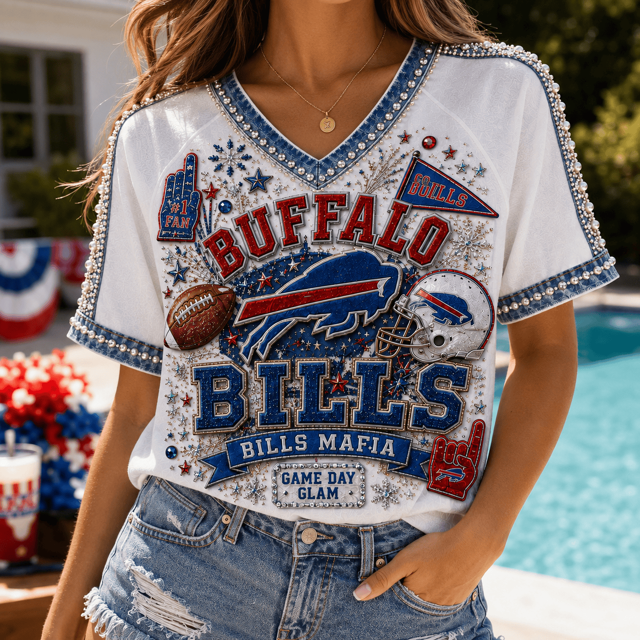 Premium BFBL V-neck Shirt NTNA