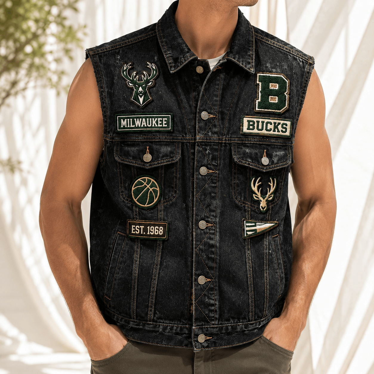MLKBB PREMIUM DENIM VEST NVH