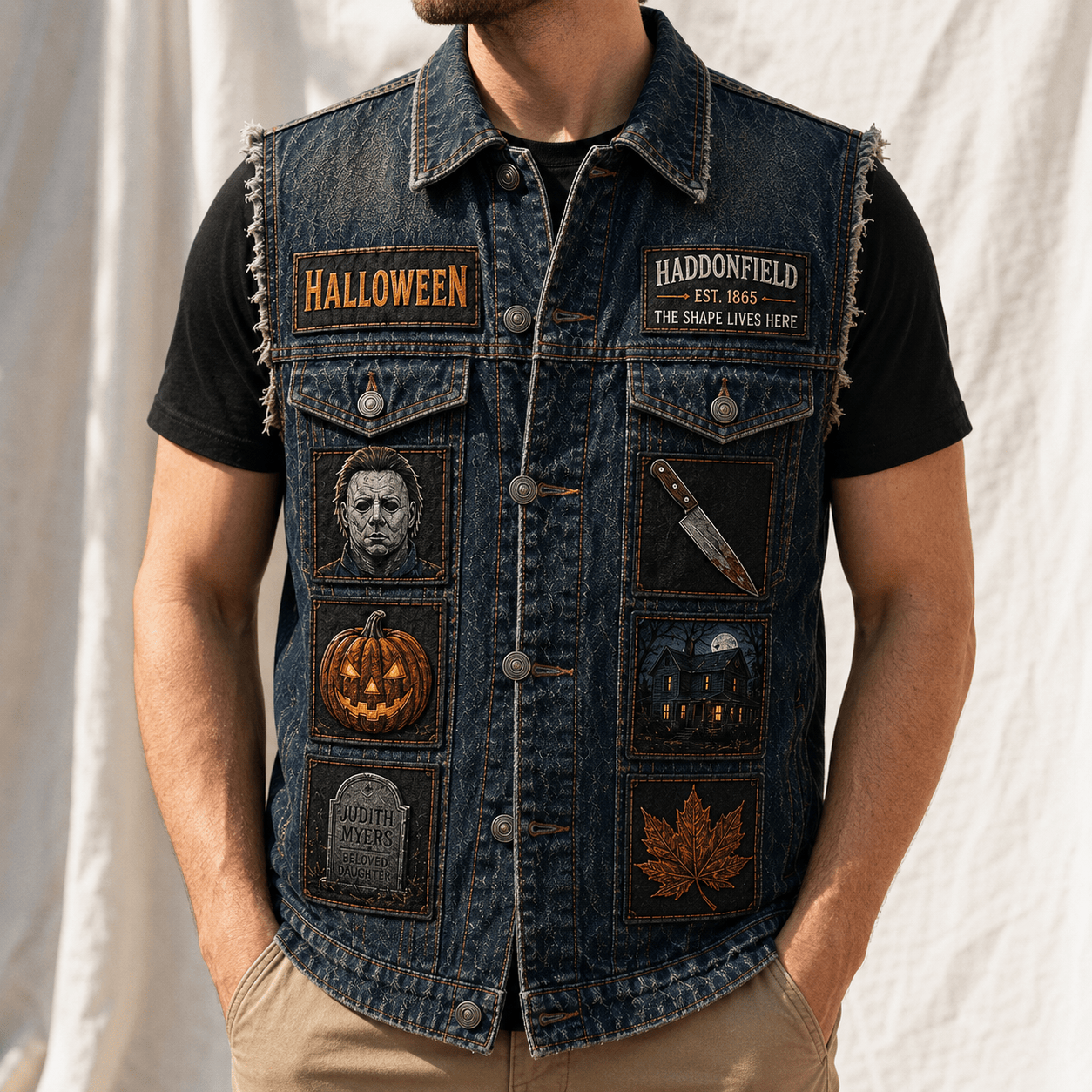 MCM PREMIUM DENIM VEST HQH