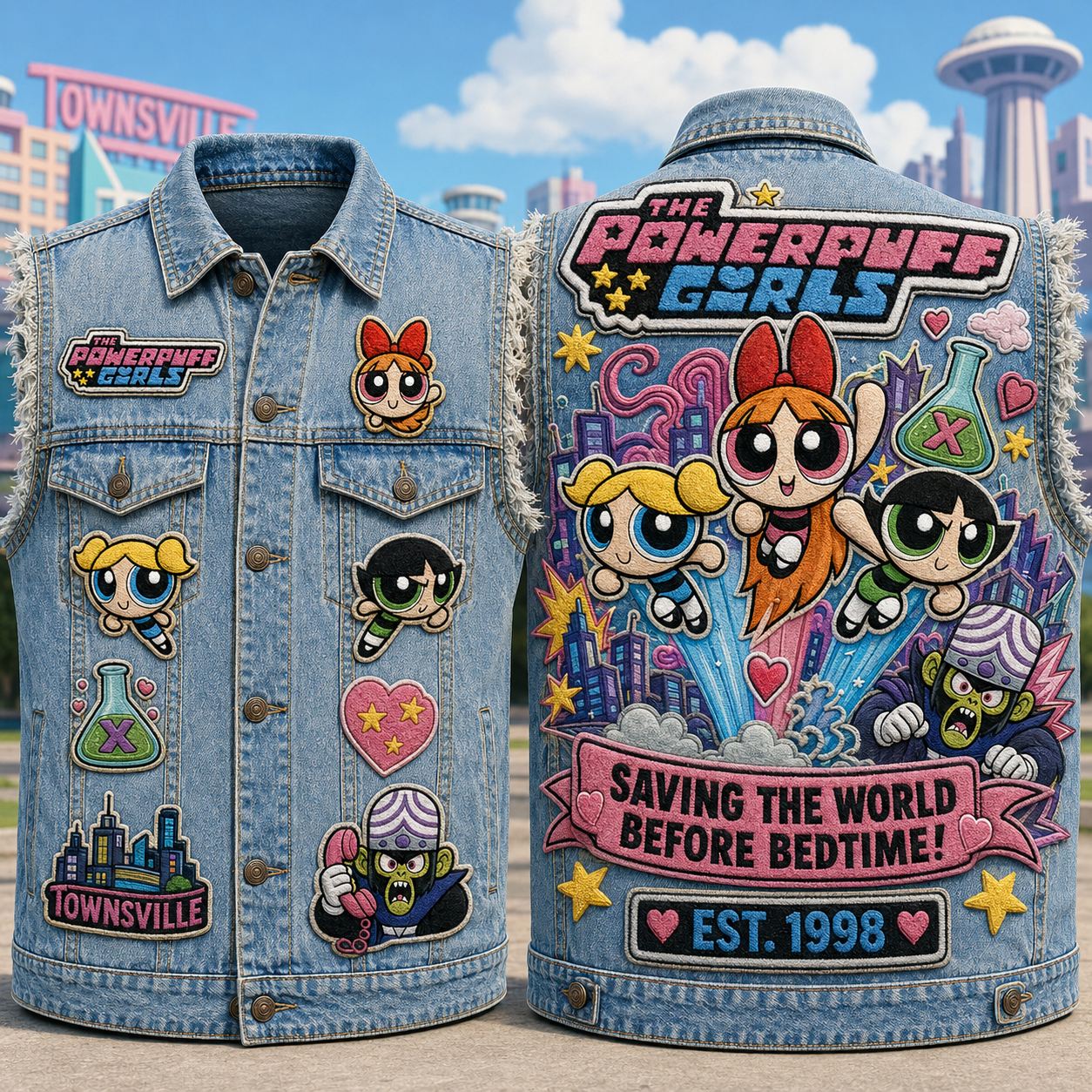 TPPG PREMIUM DENIM VEST TTNL