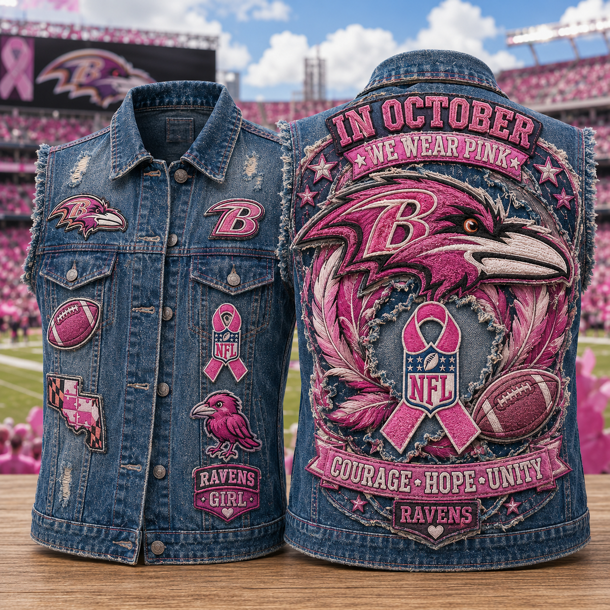 BTR PREMIUM DENIM VEST NTTB