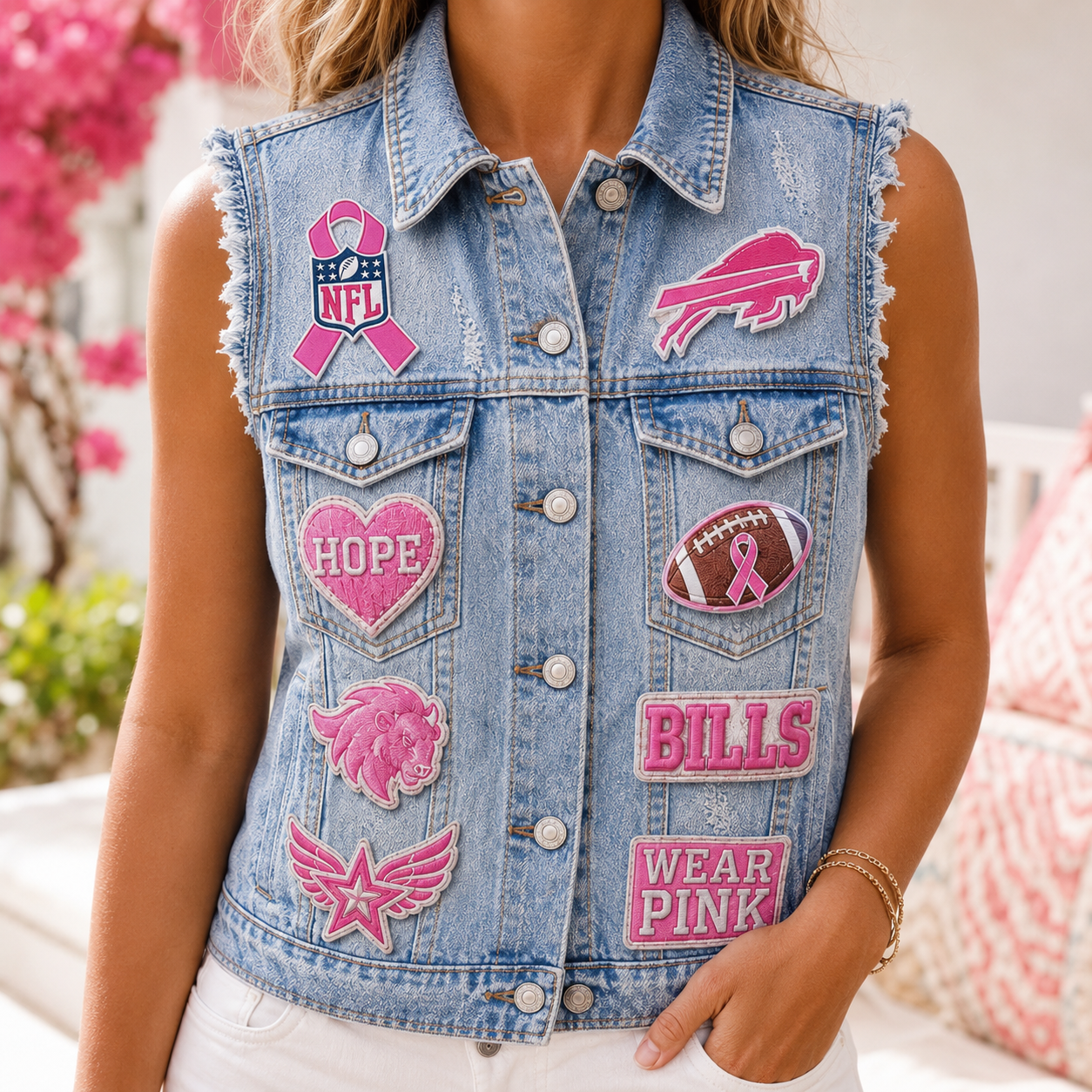 BFBL PREMIUM DENIM VEST NTTB