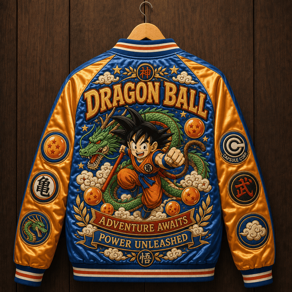PREMIUM DRGB SATIN BASEBALL JACKET NTNA