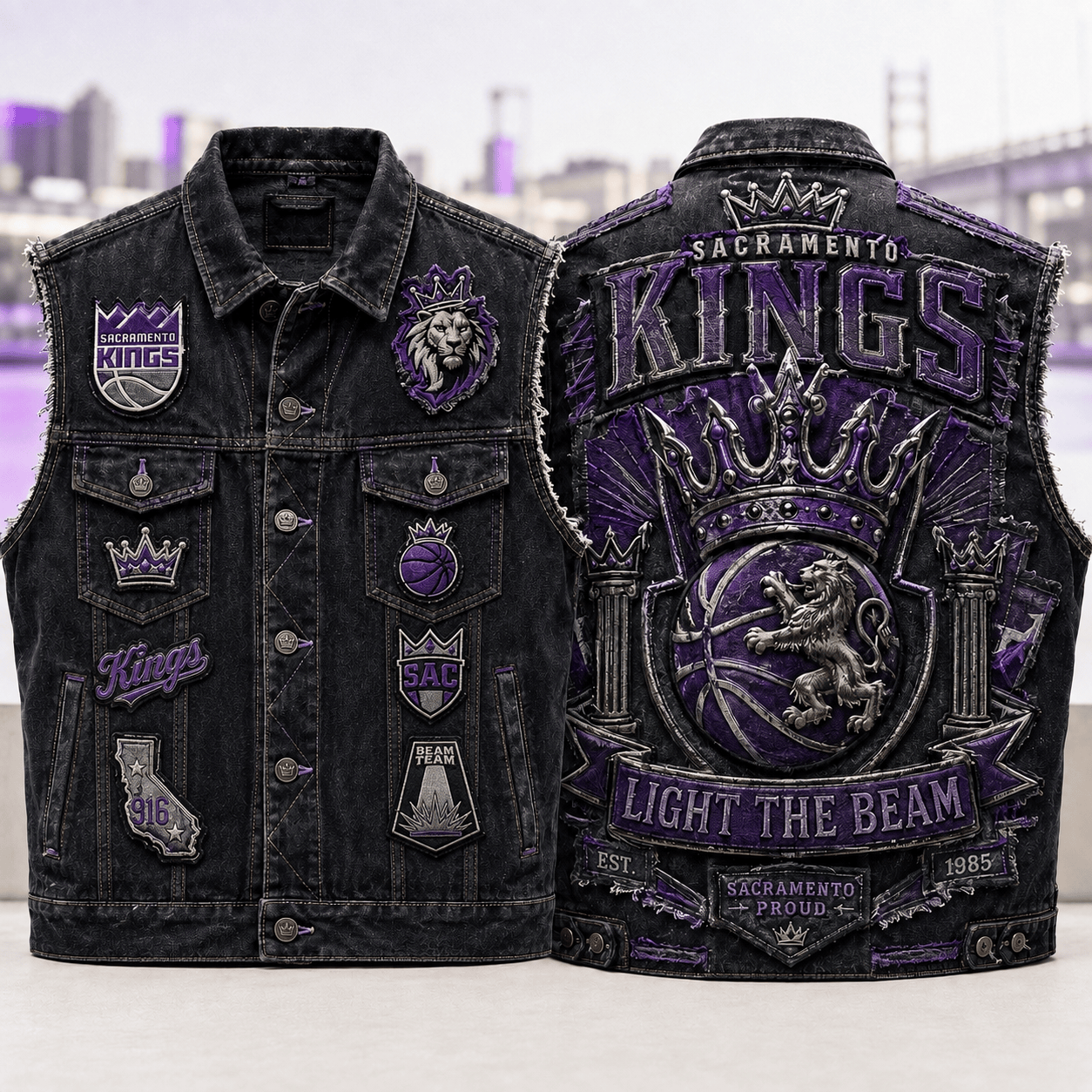 SCRK PREMIUM DENIM VEST NVH