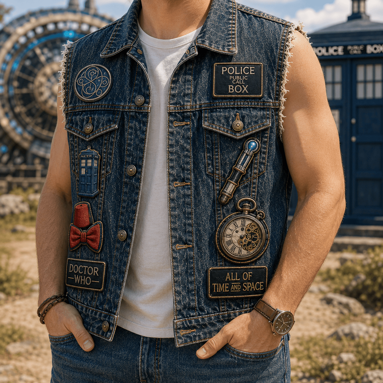 DTW PREMIUM DENIM VEST HQH