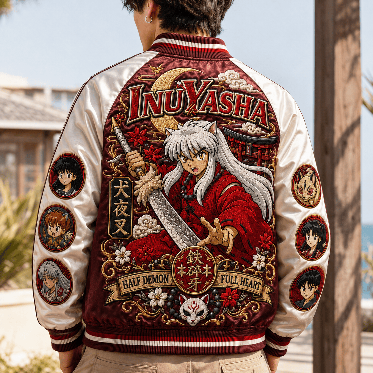 PREMIUM INY SATIN BASEBALL JACKET NTNA