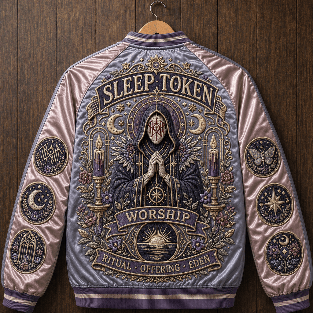PREMIUM SLT SATIN BASEBALL JACKET NTNA