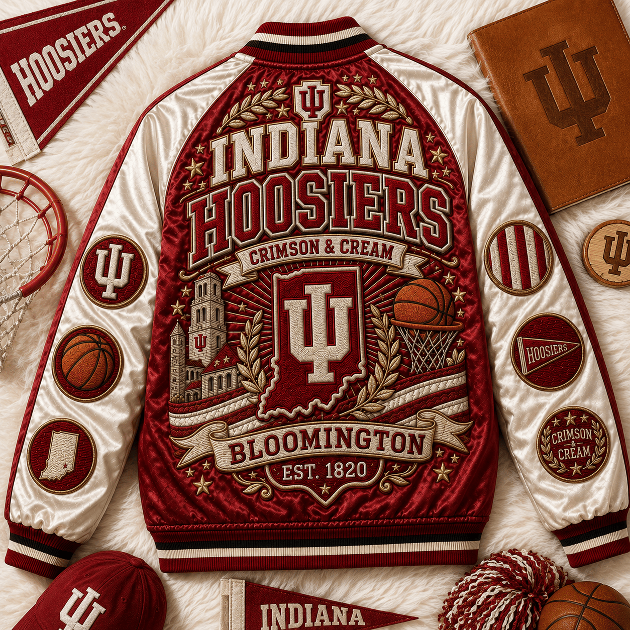 PREMIUM IDH SATIN BASEBALL JACKET PDL