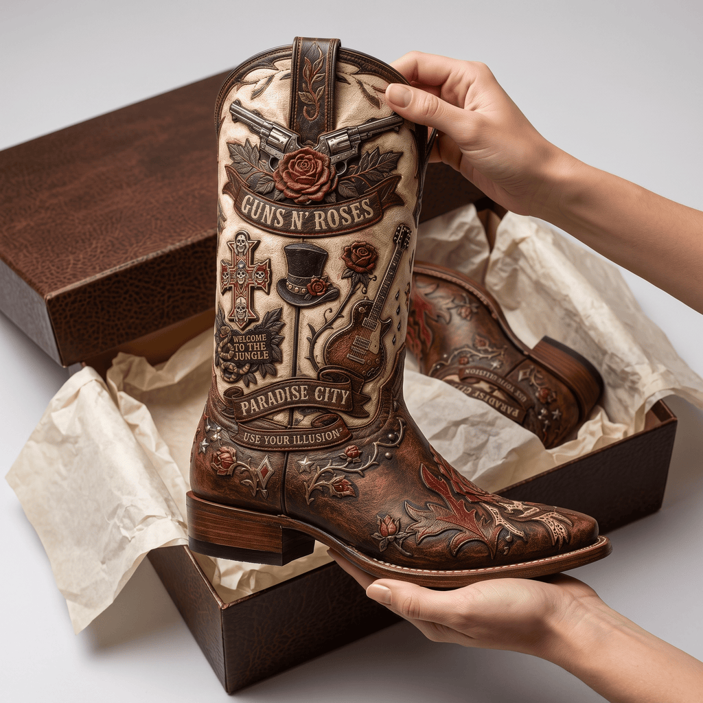GNR WESTERN COWBOY BOOTS HTTT