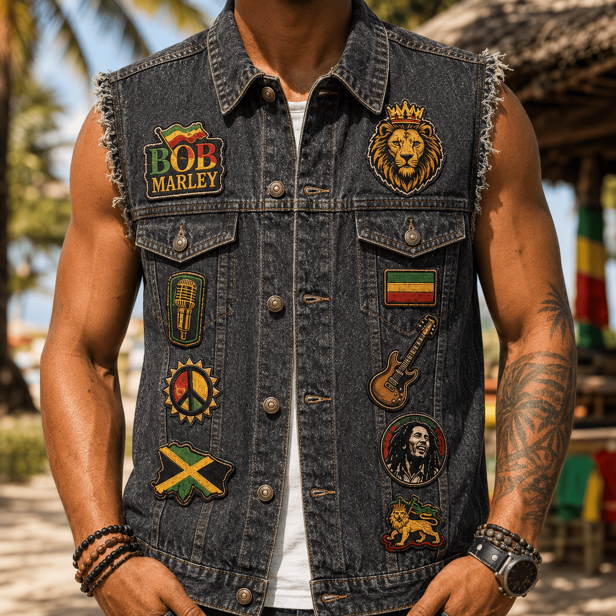 BML PREMIUM DENIM VEST NVH