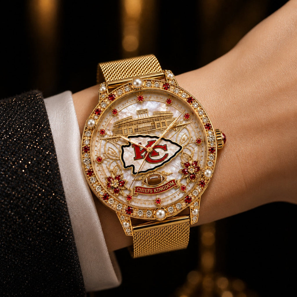 KCC Premium Kansas City Chiefs Watch NTVA